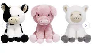 Home 18cm Medium Farmyard Plush Soft Toy (selected stores, free c&c)