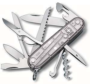 Victorinox Huntsman Swiss Army Knife, Medium, Multi Tool, Camping Knife, 15 Functions
