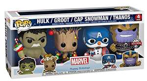Marvel Funko POP Holiday Action Figure - Pack of 4 - £24 @ Amazon