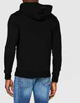 Jack & Jones Mens Basic Zipped Brushed Cotton Hoody - Black £17.50 @ Amazon
