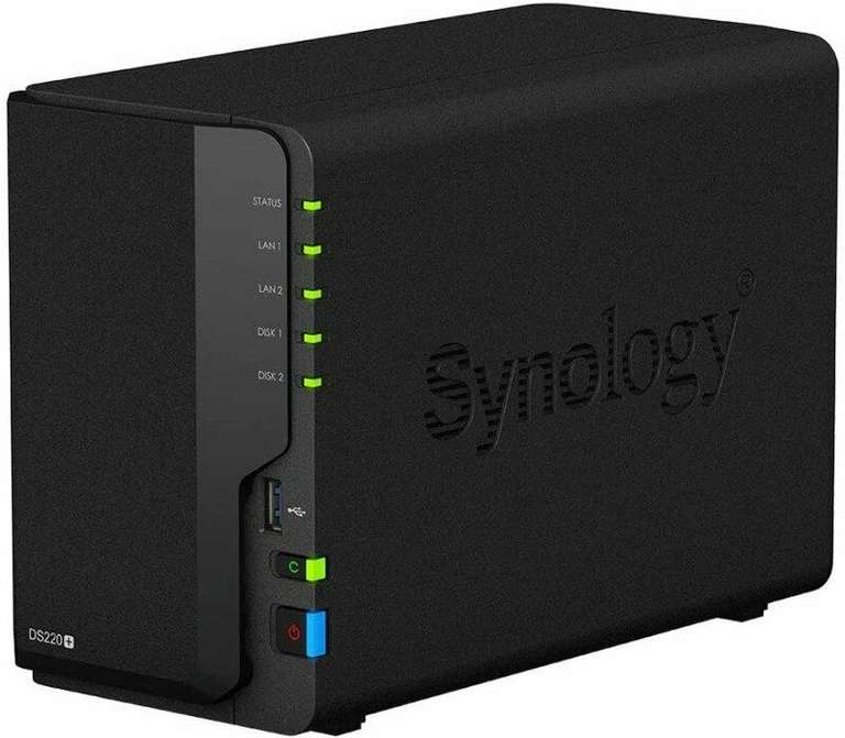 Synology DS220+ 2 Bay Desktop NAS Enclosure £252.86 @ eBay ebuyer_uk_ltd - UK Mainland
