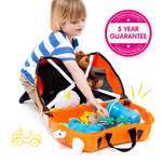 Trunki Children’s Ride-On Suitcase and Hand Luggage: Tipu Tiger (Orange)
