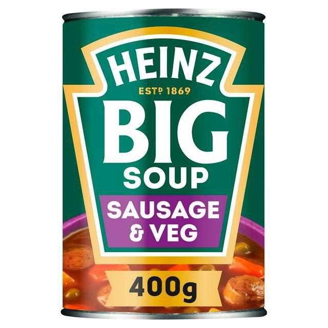 Heinz Sausage & Vegetable Chunky Big Soup 400g 10p @ Sainsbury's Cromwell Road London
