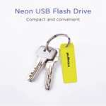 Integral 64GB Neon USB 2.0 Flash Drive 5-Pack (Black/Pink/Yellow/Orange/Blue)