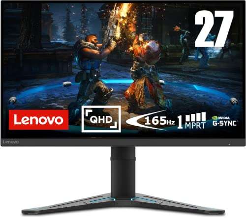 Lenovo G27q-20 27 Inch Gaming Monitor £199.99 @ Amazon