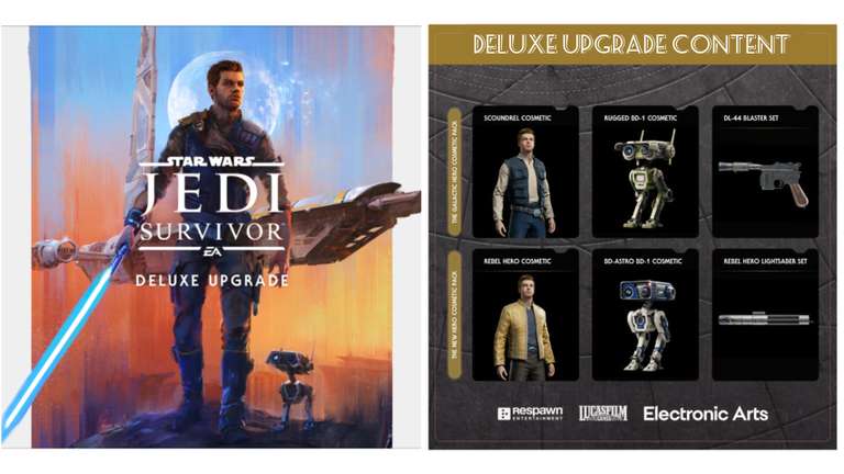 [Game Pass Ultimate members] STAR WARS Jedi: Survivor Deluxe Upgrade (DLC) on Xbox Series X|S & Xbox One
