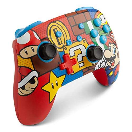 PowerA Enhanced Wireless Controller for Nintendo Switch – Mario Pop £34.60 @ Amazon