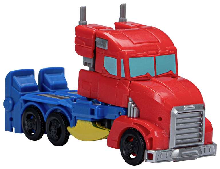 Transformers EarthSpark Warrior Optimus Prime Figure now Reduced Plus Free click and collect