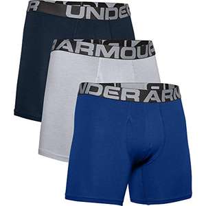 Under Armour 3 Pack Charged Cotton Sports Underwear (15cm), Men's Boxer £19.99 at Amazon