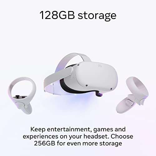 Meta Quest 2 - Advanced All-In-One VR Headset - 128 GB - Prime Exclusive (Auto Discount at checkout)