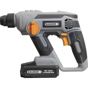BAUKER 18V Compact SDS Rotary Hammer Drill 1 x 2.0Ah, Drill Bits, Fast Charger (2 Yr warranty) - £49.99 Delivered @ Worx eBay store