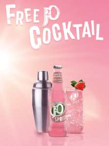 Free Bottle of J2O, Or a J2O Cocktail Or Mocktail, From Any Bar, Pub, or Restaurant