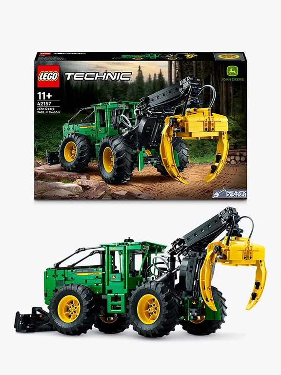 Lego John Deere 948L-II Skidder Set 42157 free C&C