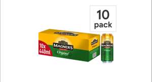 Magners Apple Cider 10X440ml Can £6 Clubcard Price @ Tesco
