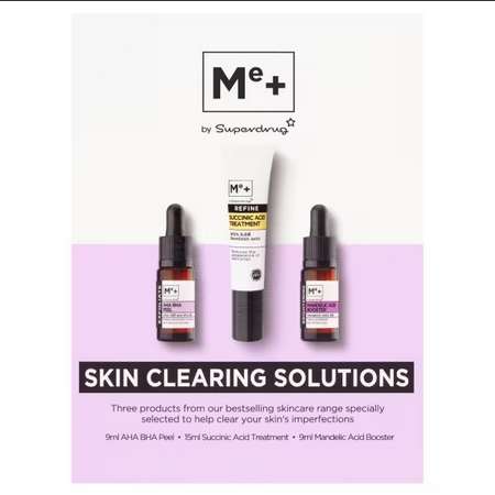 Skincare Boxes E.G Superdrug Me+ Hydrating Routine, Refining, Brightening, Mini, Skin Clearing, Optimum Collagen (3 for £10) + Free C&C