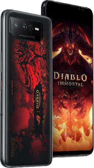 Smartphone Gamer ROG Phone 6 Diablo Immortal Edition AI2201-6B092BR  QUALCOMM SNAPDRAGON SM8475 / 16 GB / 512 GB/Android 12 / Black/SIM (Nano) /  SIM (Nano)