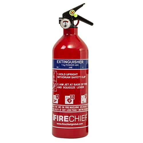 Multi Purpose Powder Fire Extinguisher 1kg 5 Year Guarantee