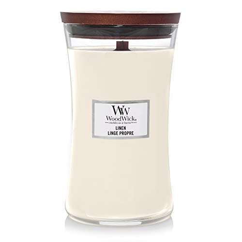 Woodwick Large Hourglass Linen Scented Candle £18.66 @ Amazon