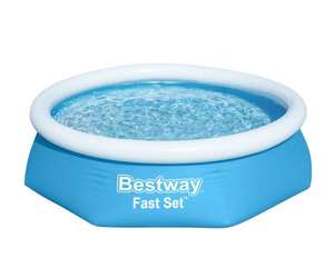 Bestway Fast Set 8ft Swimming Pool £23.99 / £10ft £30.39 with code @ Bargainmax