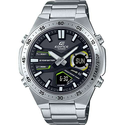 Casio Men's Analogue-Digital Quartz 46mm Watch with Stainless Steel Strap EFV-C110D-1A3VEF - £74.51 @ Amazon