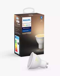 3x Philips Hue White Ambiance Wireless Lighting LED Light Bulb with Bluetooth, 5W GU10 Bulb - £18.97 (£2 C&C) with code @ John Lewis