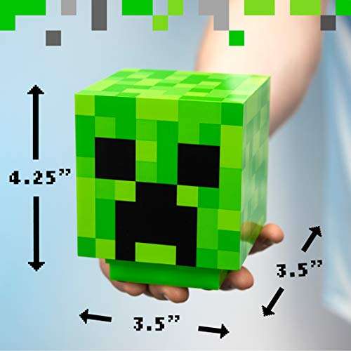 Paladone Minecraft Creeper Light with Official Creeper Sounds, Battery Powered - £8.50 @ Amazon