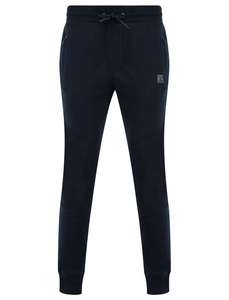 Brushback Fleece Cuffed Joggers with Zip Pockets w/code