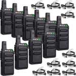 Retevis RT619 Walkie Talkies for Adults, PMR446 Mini 2 Way Radio Rechargeable 1300mAh - £123.99 with voucher Sold by RetevisDirect @ Amazon