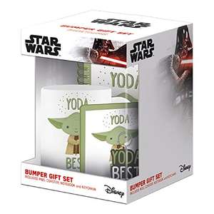 Star Wars Yoda Bumper Gift Set (Mug, Coaster, Notebook, Keychain)