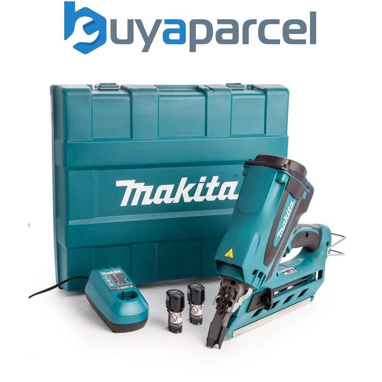 Makita GN900SE Gas Cordless First Fix Framing Nailer - Includes case, batteries and extras (with code) - Sold by buyaparcelstore
