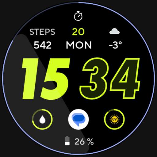 Awf RUN 3: Watch face (Android wear os device only)