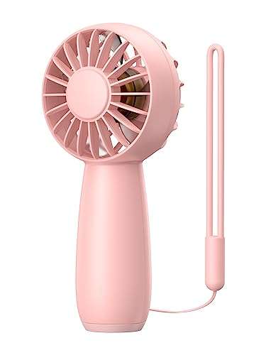 TOPK Mini Handheld Fan with Rechargeable Battery - With Checkout Discount, Sold By TOPK Direct FBA