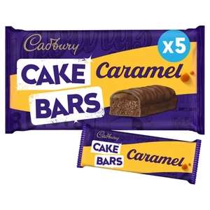 Cadbury Caramel Chocolate Cake Bars 5pk/Cadbury 5 Milk Chocolate Cake Bars 5pk/Cadbury Fudge Chocolate Cake Bars 5pk + 1 other - Each