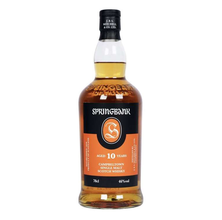 Springbank 10 YO single malt whisky - £54.90 (+£4.95 Delivery) @ The Whiskey World