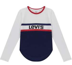 Youth LEVIS Logo Long Sleeve T-Shirt £5 + £4.99 delivery @ House of Fraser