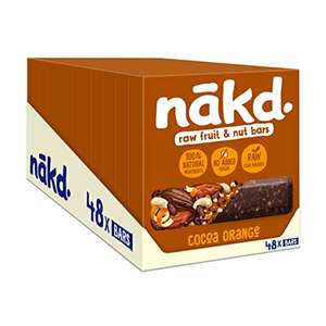 Nakd Cocoa Orange 35g Bar - Multi Pack Case of 48 Bars (24/10 BBE) - £16.74 @ Amazon Warehouse