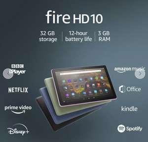 Amazon Fire HD 10.1 Inch 32GB Tablet - Blue £89.99 with click & collect @ Argos