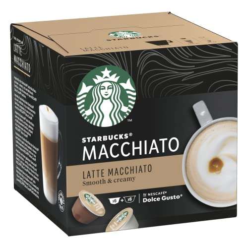 Starbucks Dolce pods - 72 pack (£16.20 S&S/ £14.40 with voucher)