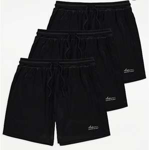 Black Shorts 3 Pack size M for £8 @ George (Asda) + free collection