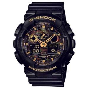 Casio G-Shock Men's Camo Black Resin Strap Watch ( GA-100CF-1A9ER) - £55 / £46.75 With Student Beans Code @ H Samuel