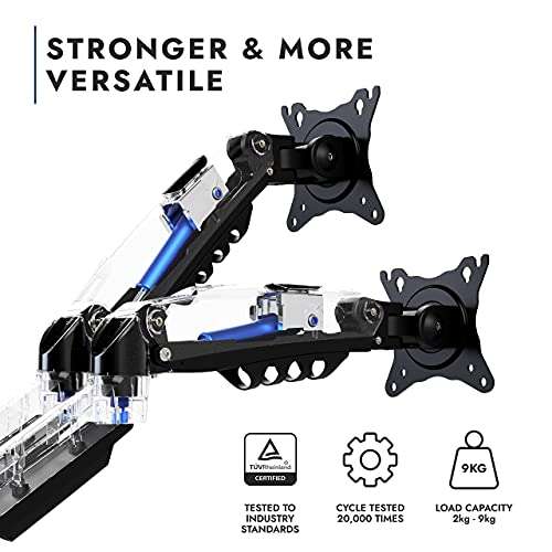Invision Dual Monitor Arm Desk Mount £47.79 Sold by Invision Technology (UK) Limited @ Amazon (Prime Exclusive)