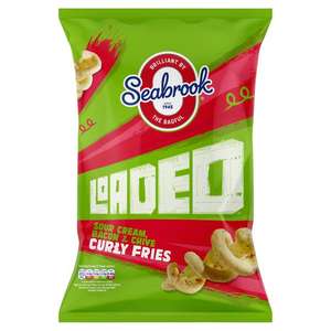 Seabrook Loaded Sour Cream, Bacon & Chive Curly Fries 100g (3 for £1) - Instore Oldbury