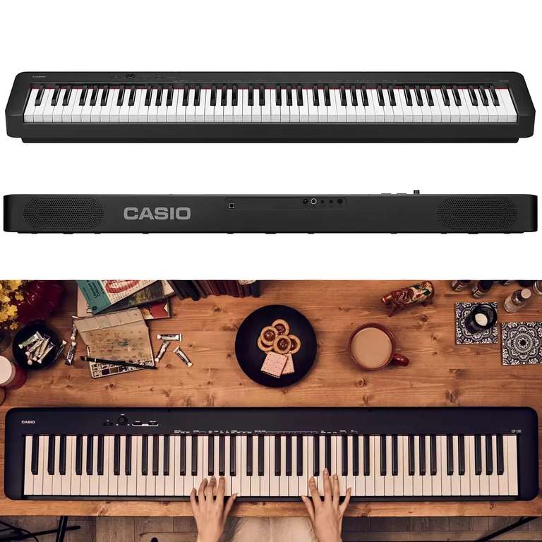 Casio Piano With Stand & Sustain Pedal [CDP-S150BK] - 88 Weighted Keys / Free Lessons - £329.89 Delivered @ Costco (Membership Required)