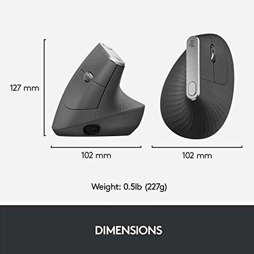 Logitech MX Vertical Ergonomic Wireless Mouse £66.01 @ Amazon (Prime Exclusive)