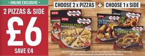 TGI Fridays Blue Monday Deal: 2 x Pizzas & 1 x side for £6 @ Iceland