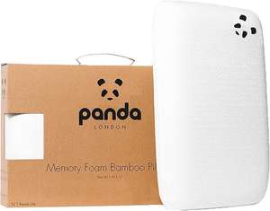 Panda Memory Foam Pillow with Bamboo Cover