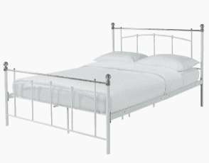 Argos Home Yani Double Metal Bed Frame - White - £136 (With Code) - Free Collection @ Argos
