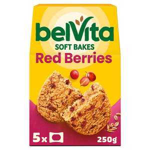 Belvita soft bakes 250g red berries / blueberry half price at Bloxwich