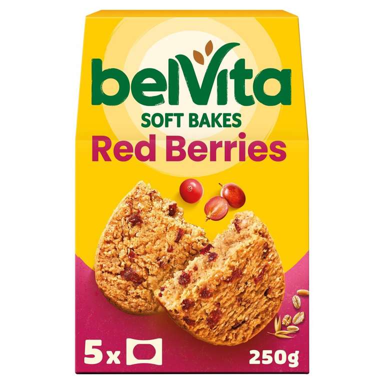 Belvita soft bakes 250g red berries / blueberry half price at Bloxwich