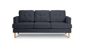 Habitat Joshua Fabric 3 Seater Sofa - Charcoal £352 + £8.95 delivery @ Argos